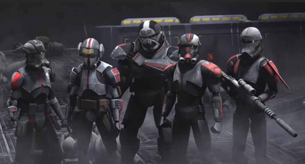 The Bad Batch Kamino training
