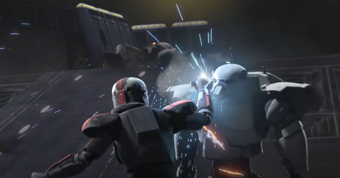 The Bad Batch training droid