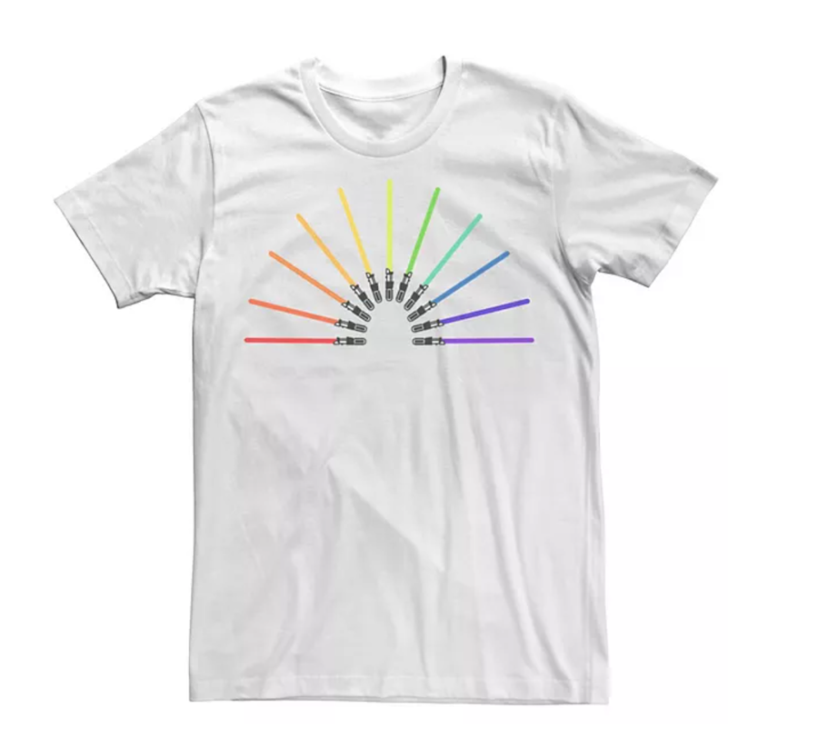 Star Wars Pride Month t-shirt spade laser