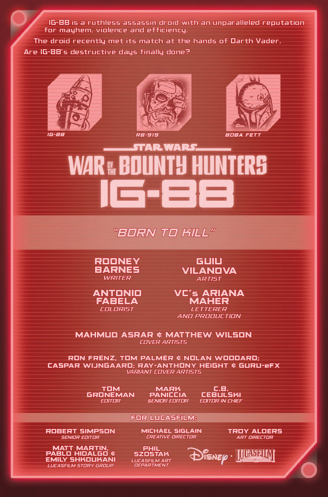 War of the Bounty Hunters IG-88 1