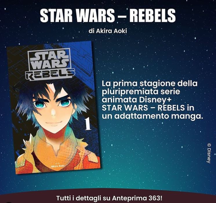 Star Wars Rebels adattamento manga