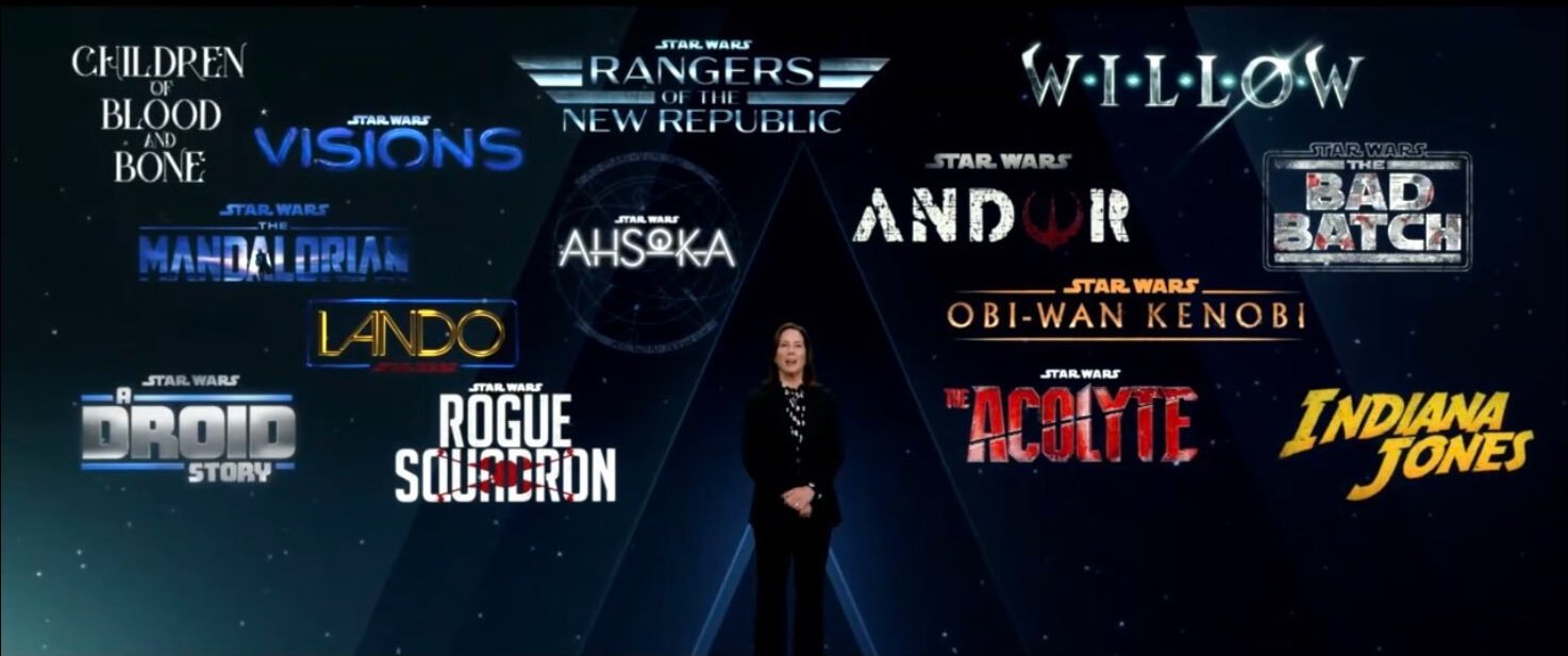 Kathleen Kennedy, presidente Lucasfilm, al Disney Investor Day