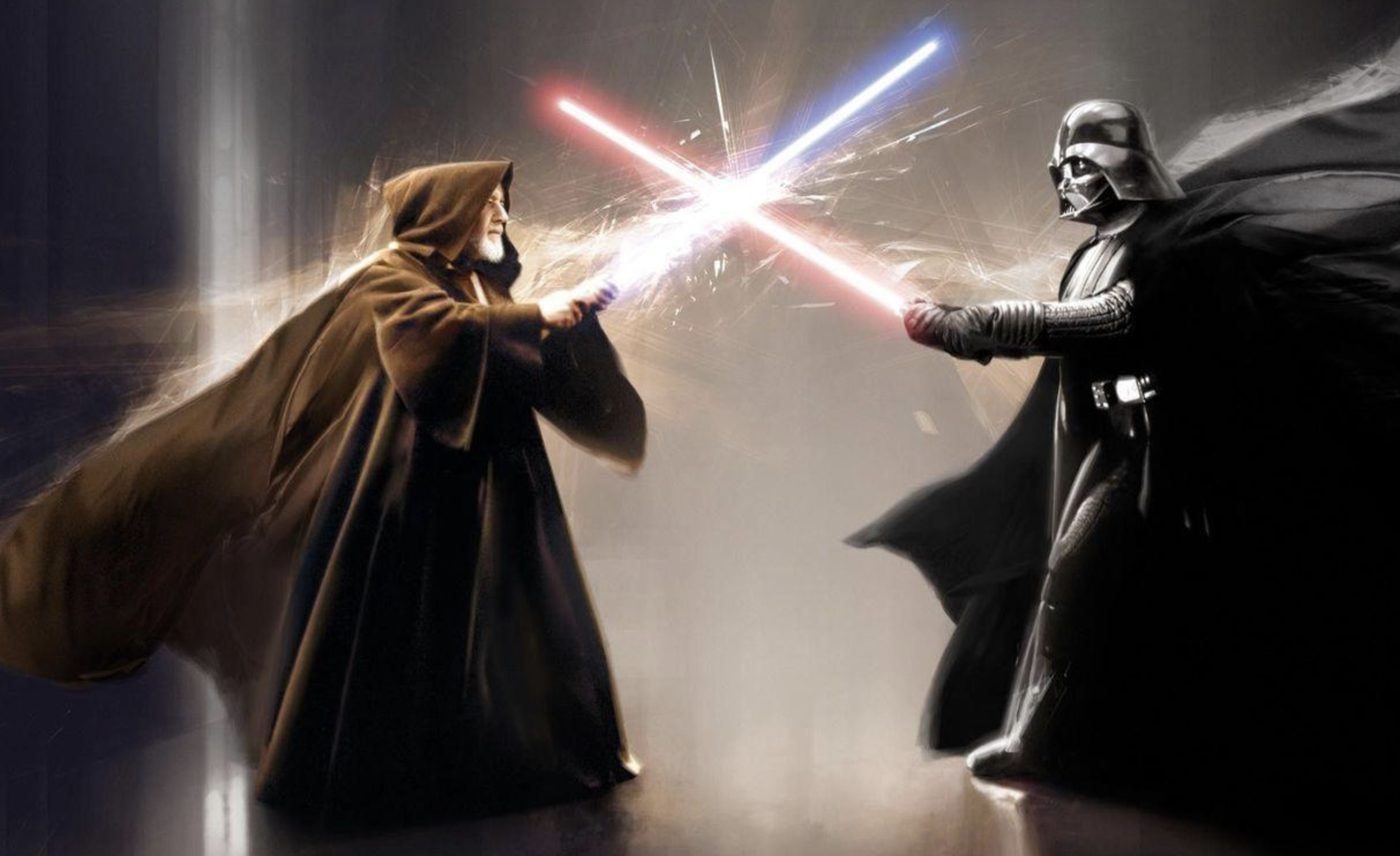 Obi-Wan Kenobi vs Darth Vader