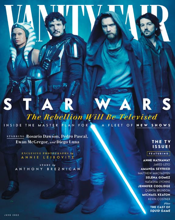 Copertina Vanity Fair per celebrare le serie Star Wars