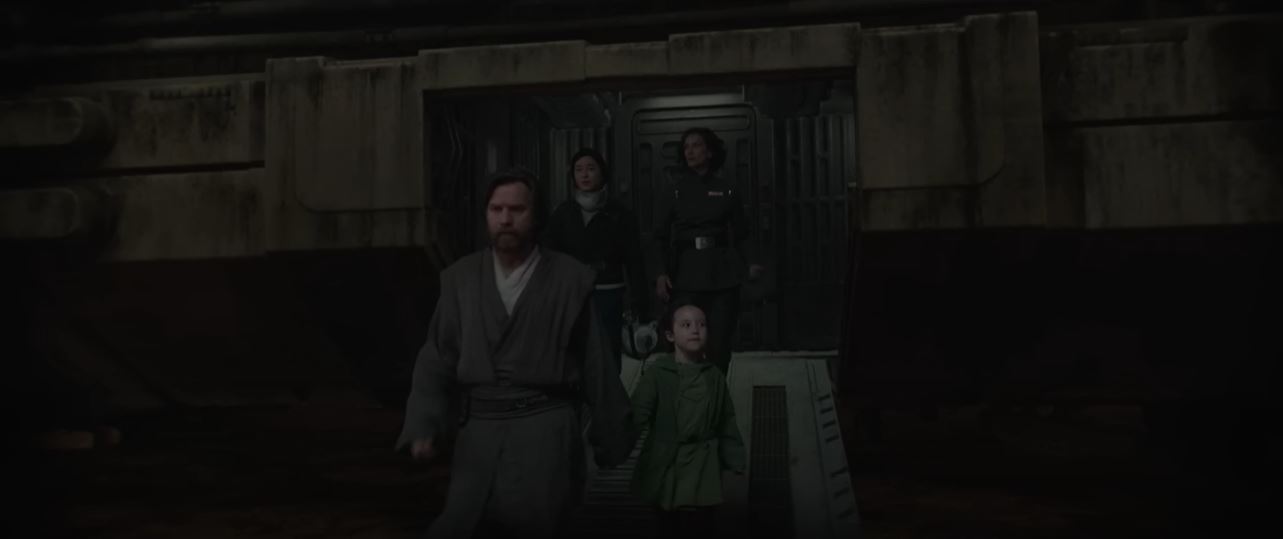 Obi-Wan, Leya, Tala, Roken e Sully atterrano su Jabiim