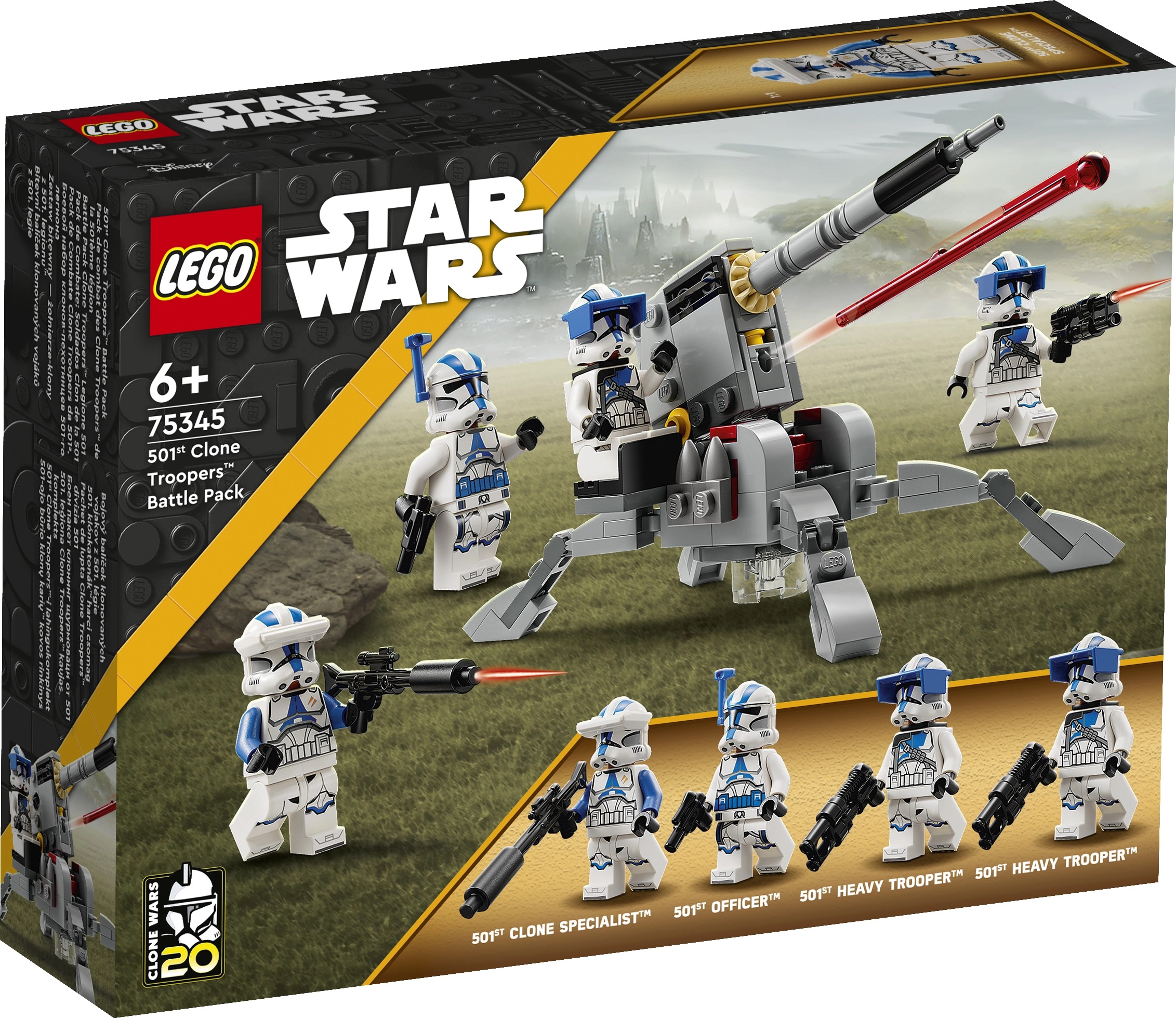 Battlepack dei Clone Trooper della Legione 501 - set LEGO Star Wars 75345