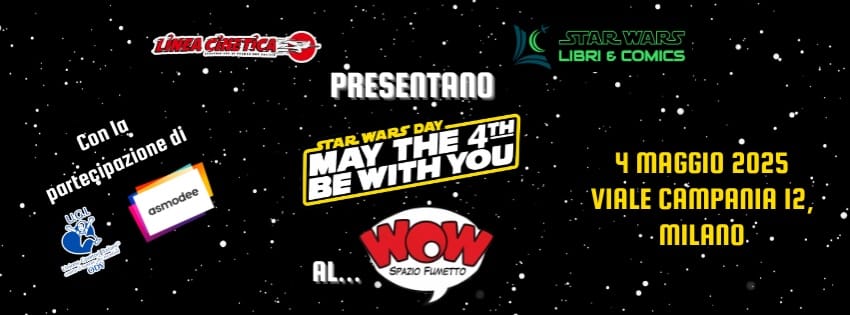 Star Wars Day 2025 presentato da Star Wars Libri & Comics e Linea Cinetica
